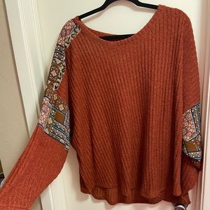Soft orange tee